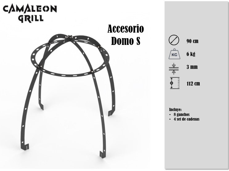 Accesorio Domo para parrilla S & S+